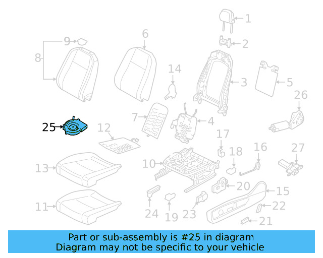 Lumbar Switch 3CN-959-777-A-QWA - View 10