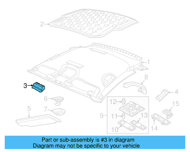 Storage Compartment 5C6-868-837-A-82V - View 2