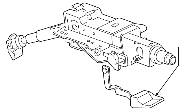 Steering Column 5N1-419-502-M - View 3
