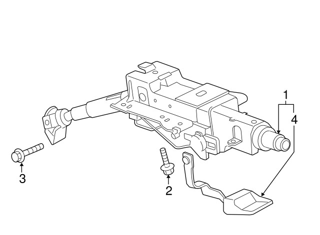 Steering Column 5N1-419-502-M - View 2