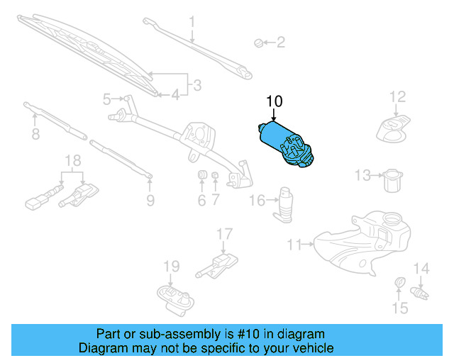 Wiper Motor 4B1-955-113