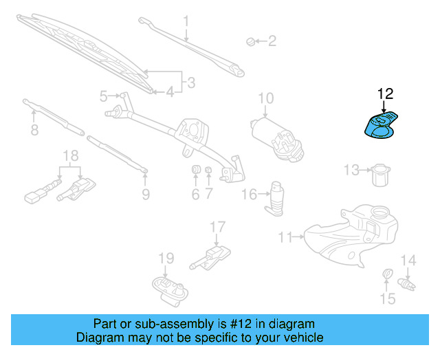 Reservoir Cap 1K0-955-455 - View 85