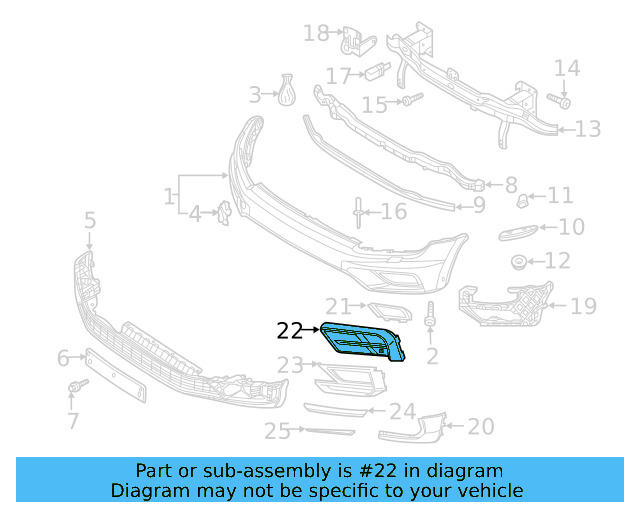Upper Trim Panel 5NN-853-666-B-041 - View 2