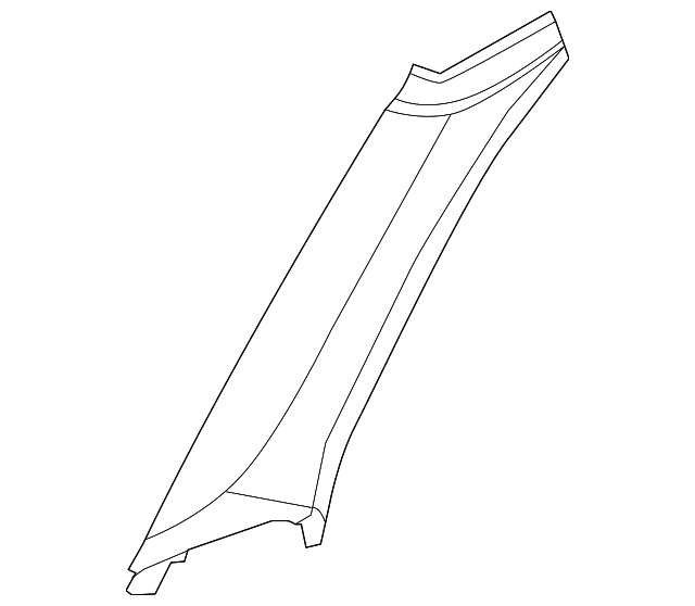 Windshield Pillar Trim 5C3-867-233-A-82V - View 3