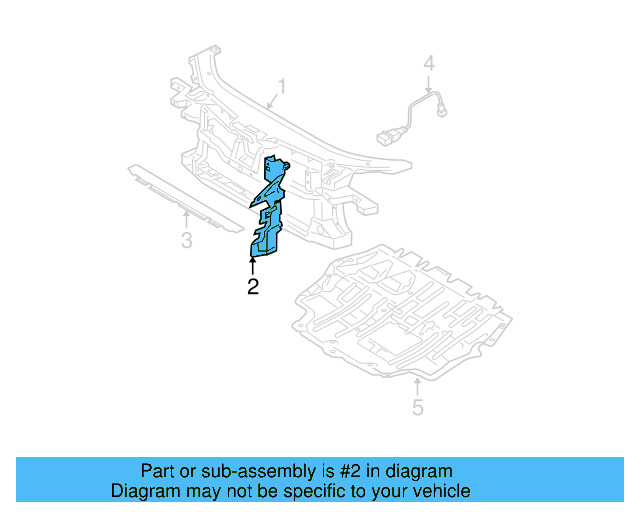 Air Baffle 3C0-121-284-B - View 3
