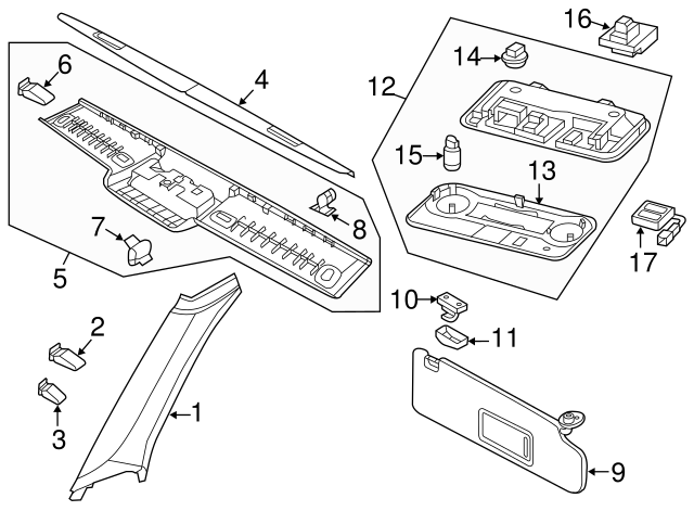 Bracket Cap 3B0-857-563-82V