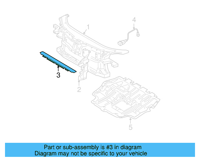 Air Deflector 3C0-121-330 - View 3