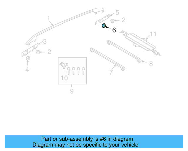 Rear Bracket Nut N-905-083-03 - View 7