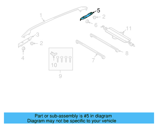 Rear Bracket 5N0-860-202-C