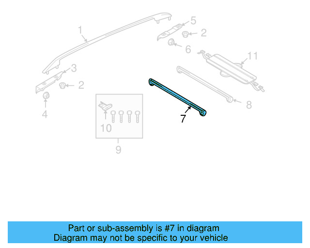 Carrier Bar 5N0-860-027 - View 4