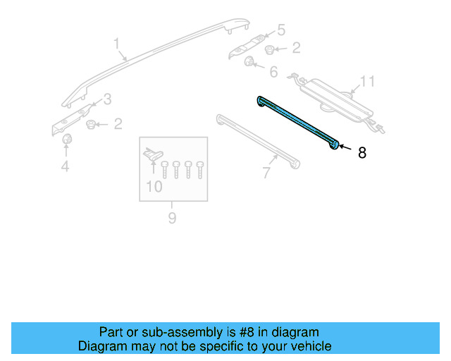 Carrier Bar 5N0-860-028 - View 2