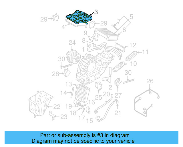 HVAC Unit Case Cover 7L0-820-954 - View 4