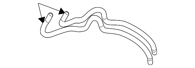 HVAC Heater Hose 7L0-815-982