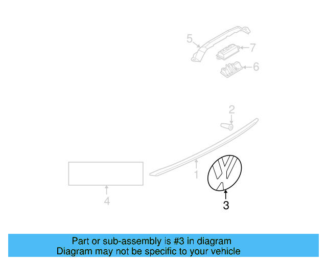 Emblem 3C9-853-630-B-ULM - View 22