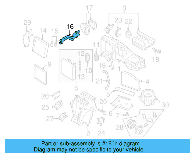 Water Pipe 3C1-819-857 - View 41