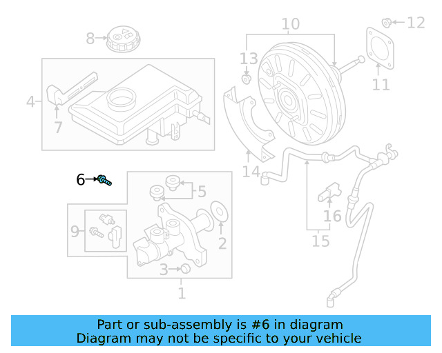 Brake Master Cylinder Screw WHT-007-916 - View 8