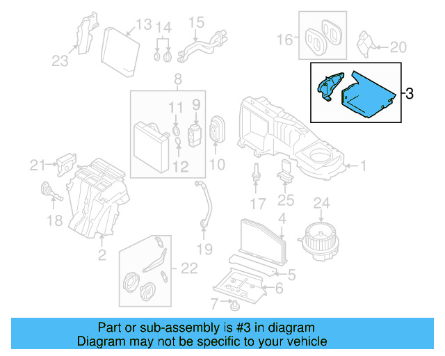 Intake Duct 3C0-898-304-B - View 21