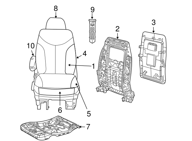 Headrest Guide 7B0-881-920-H-HL5