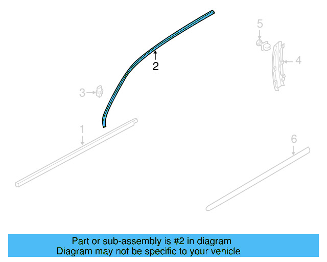 Frame Molding 561-837-644-A - View 4
