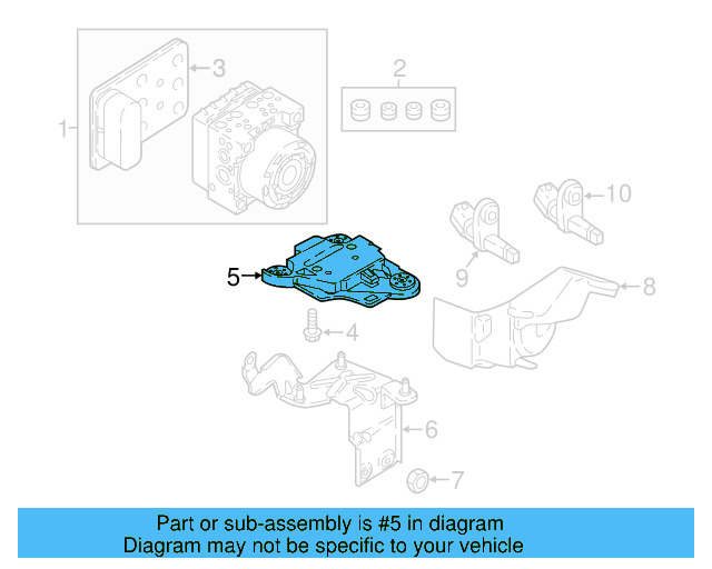 Mount Bracket 5Q1-614-235-K - View 12