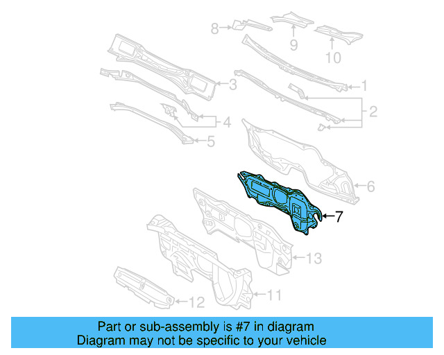 Dash Panel 3C1-804-011-A - View 6