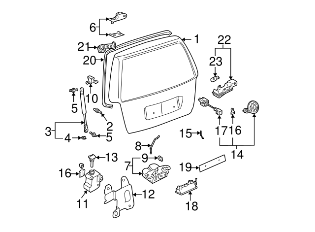 Support Strut Clamp 443-823-397 - View 86