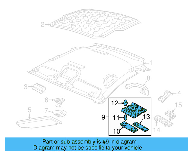 Front Lamp Assembly 1K0-947-105-BA-YML - View 12