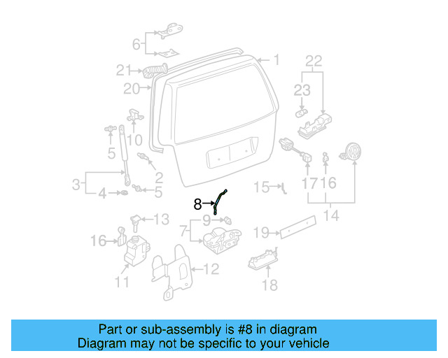 Pull Rod 1J9-827-515-B - View 5