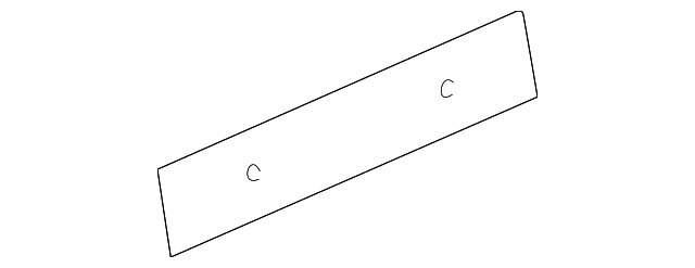 License Plate Bracket Insulator 8H0853419A - View 34