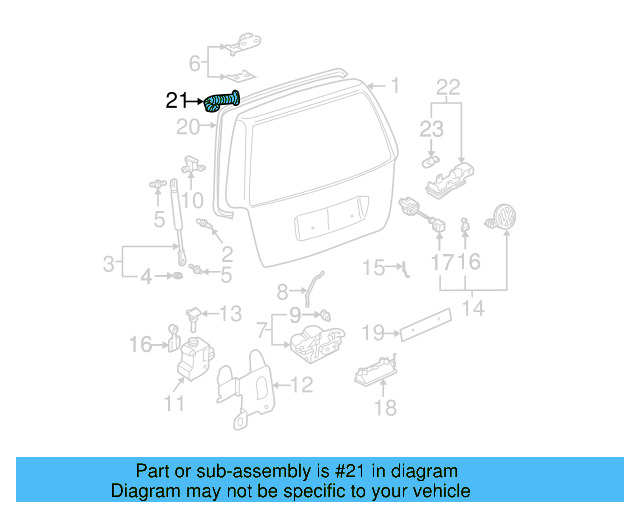 Support Strut Clamp 443-823-397 - View 85