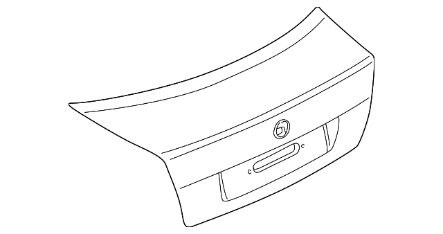 Trunk Lid 1JM-827-025-D - View 6