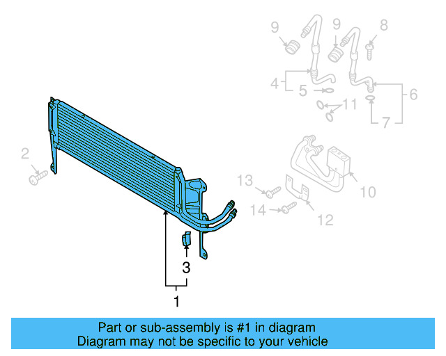 Oil Cooler 5ND-317-019 - View 3