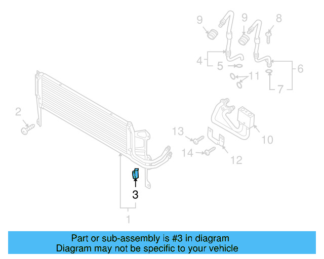 Oil Cooler Bracket WHT-004-639 - View 5
