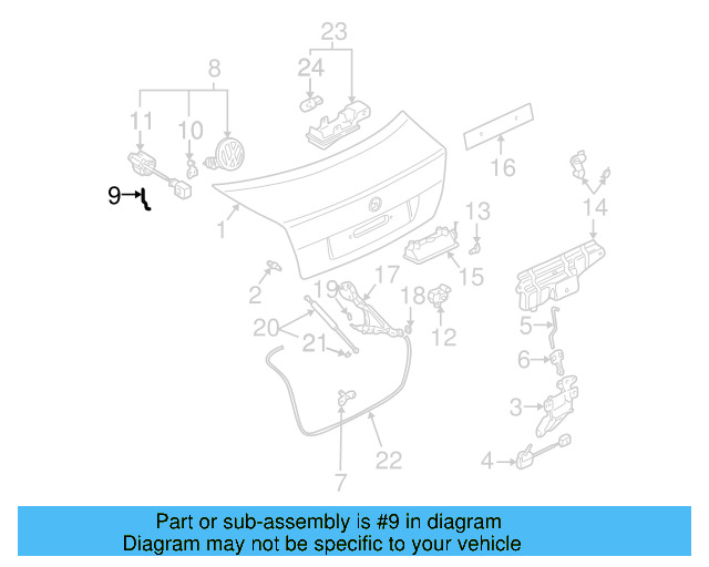 Rod 1J5-827-516-B - View 3