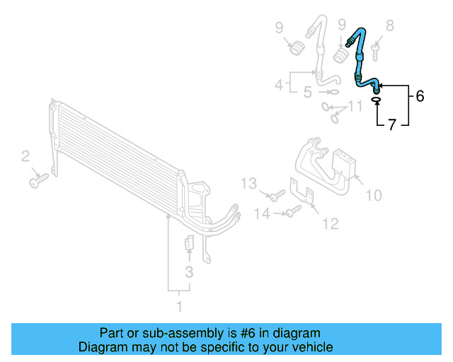 Feed Line 5N0-317-820-B