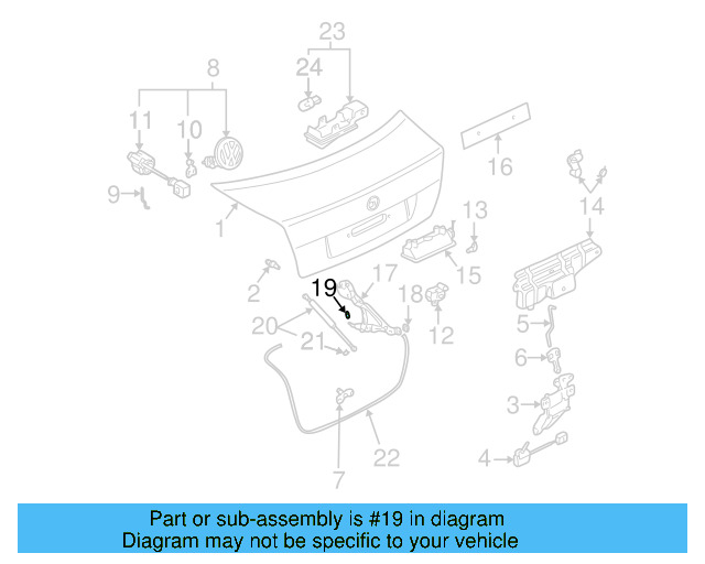 Hinge Stop 8D5-827-499 - View 14