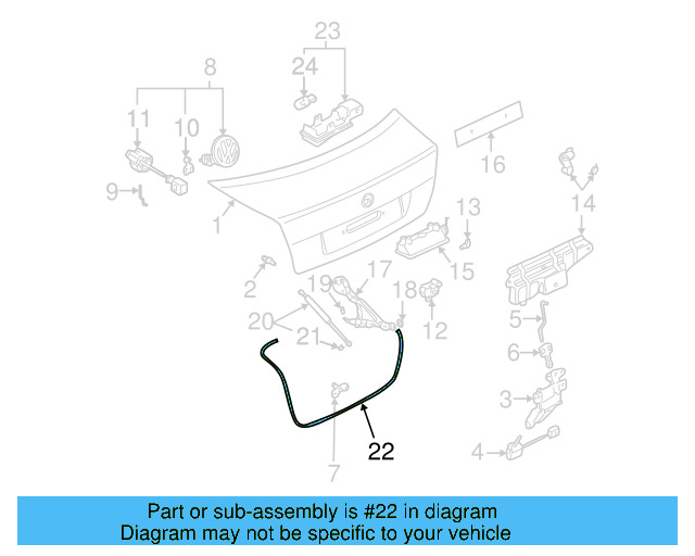 Weather 1J0-827-705-A - View 6