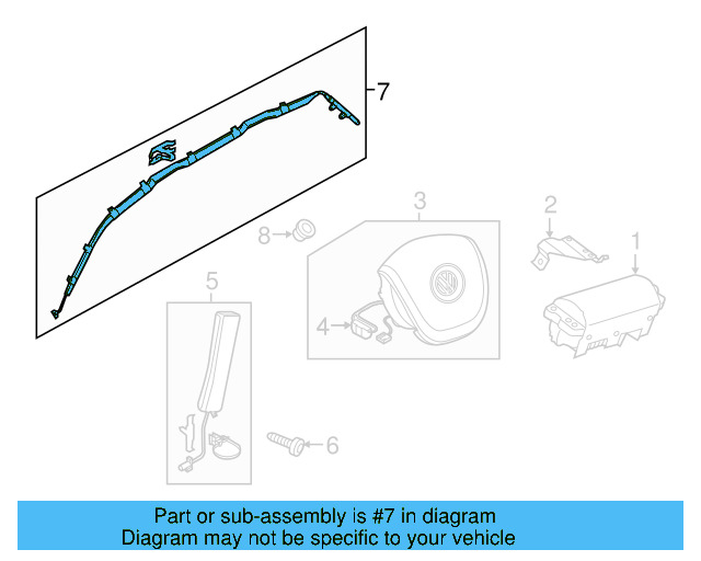 Head Air Bag 7P6-880-742-D