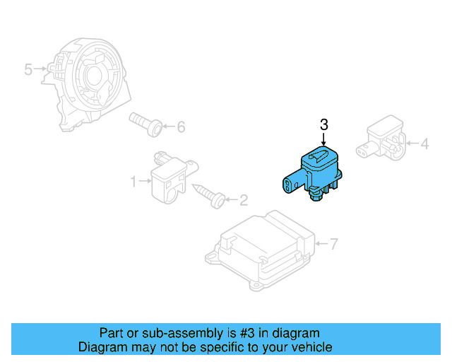 Side Impact Sens 7P0-959-354 - View 9