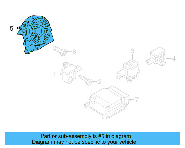 Clock Spring 4H0-953-568-M - View 9