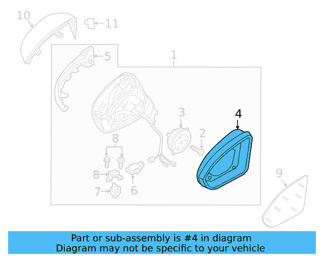 Trim 3G0-857-601-9B9 - View 3