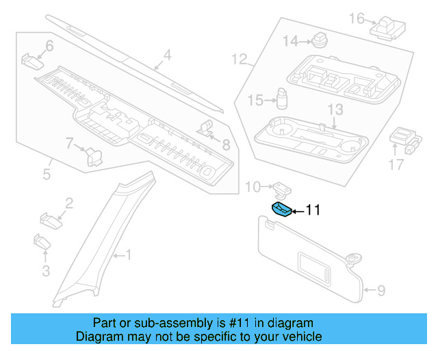 O'head Lamp Bulb N-017-753-5 - View 105