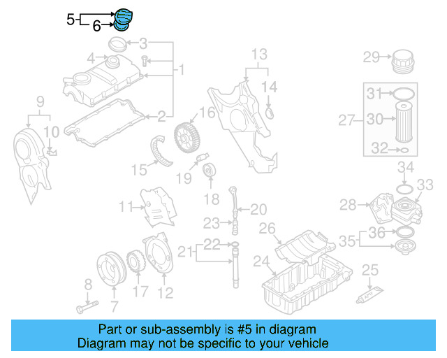 Cap 06B-103-485-C - View 11