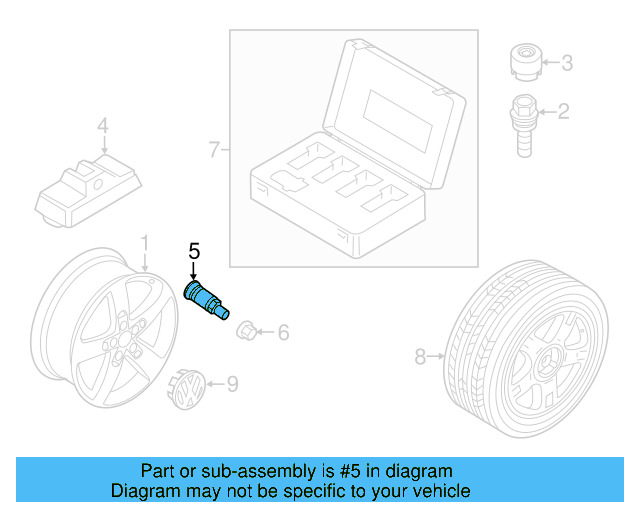 Valve Stem 4D0-601-361 - View 23
