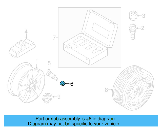 Valve Stem 4D0-601-361 - View 22