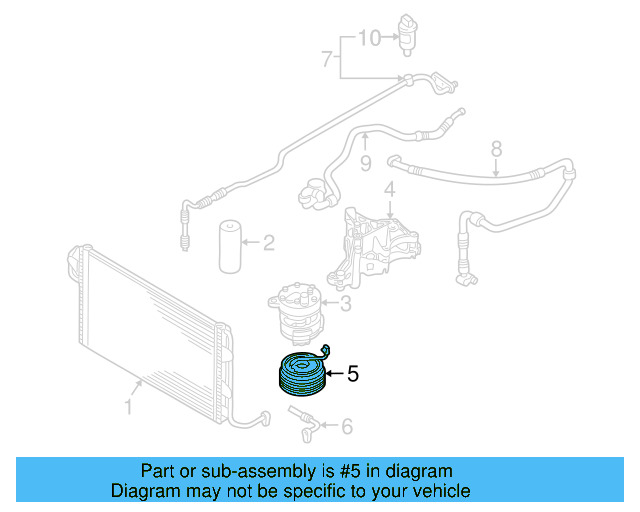 A/C Compressor Clutch 1J0-820-811-M - View 13