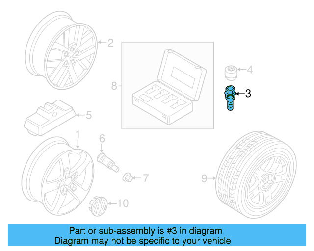Wheel Bolt WHT-002-529 - View 27