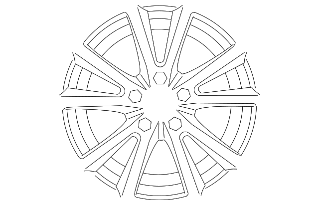 Wheel, Alloy 7P6-601-025-B-8Z8 - View 10