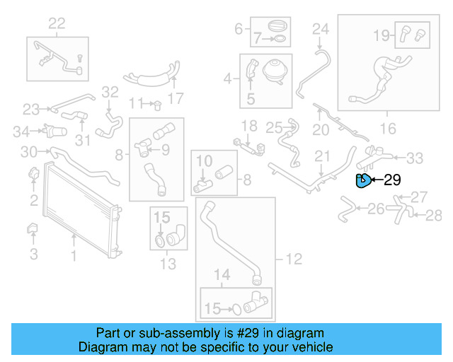 Hose 1C0-121-096-N - View 3