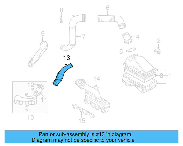 Air Pipe 1C0-129-520 - View 33